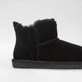 Men's leather boots with insulation