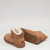 Men's leather boots with insulation