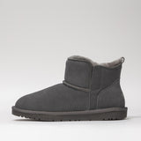 Men's leather boots with insulation