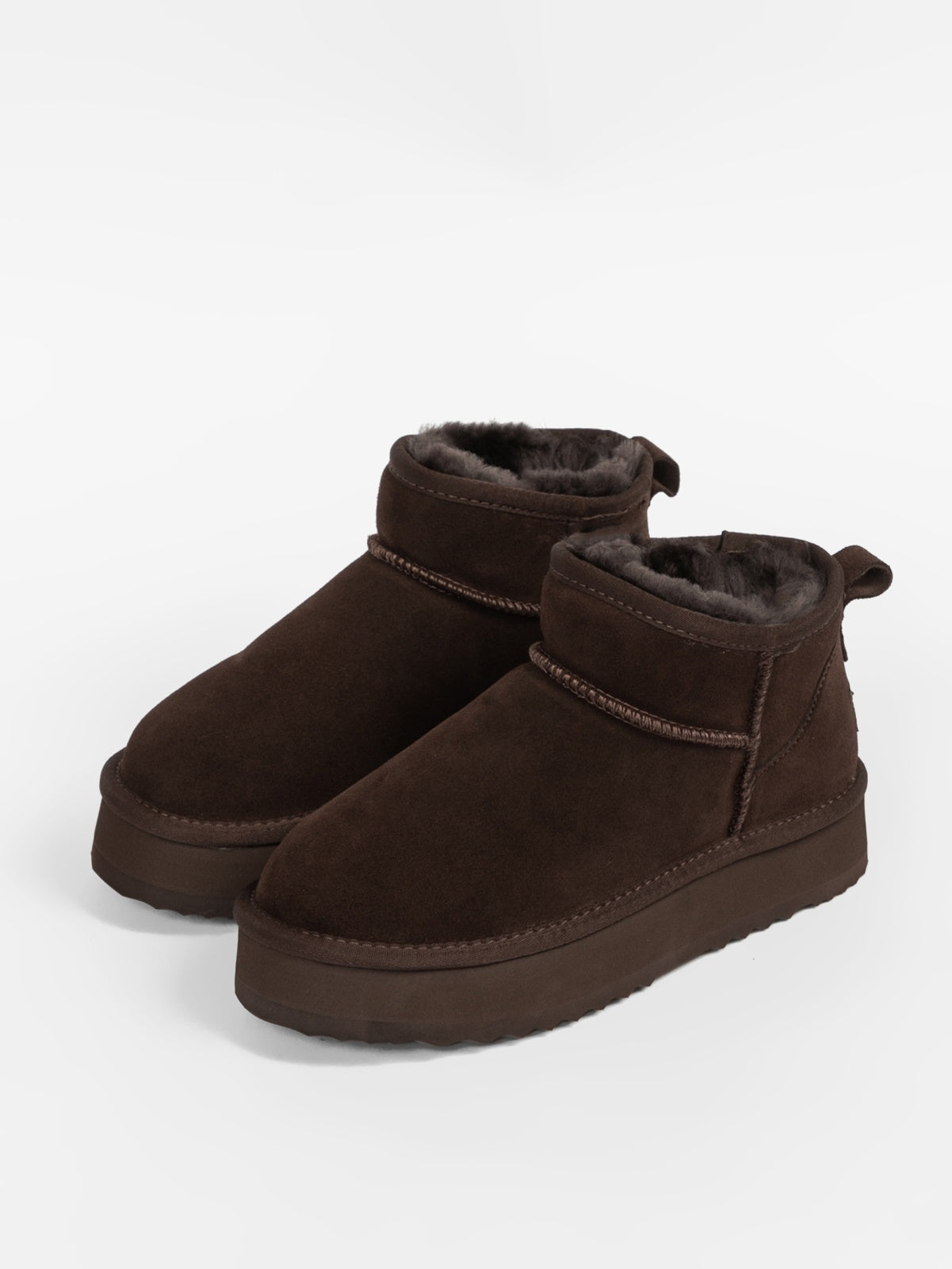 Women’s winter leather sheepskin ankle boots