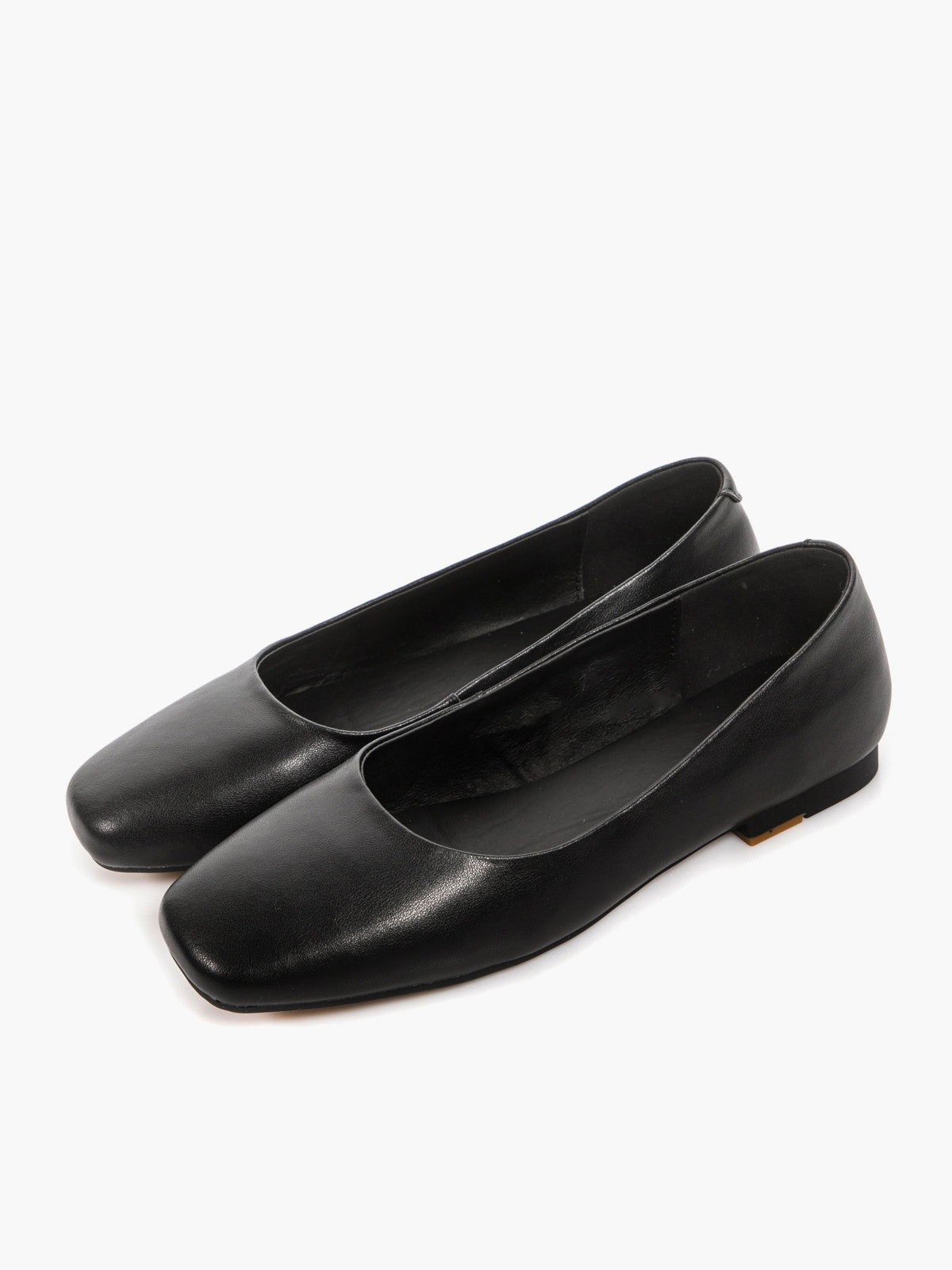 Women's leather ballerinas