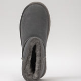 Women's leather boots with insulation