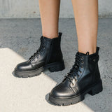 Women's leather shoes