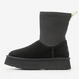 Women's leather boots with insulation