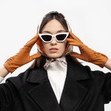 Women's gloves, 100% genuine leather