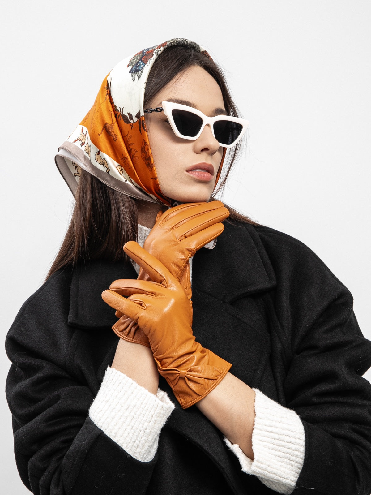 Women's gloves, 100% genuine leather