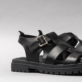 Women's leather sandals