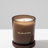 Scented soy wax candle "Mystical oud" 220 g