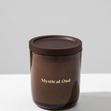 Scented soy wax candle "Mystical oud" 220 g