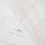 Cotton towel set - (3 VNT, 30x50, 50x90, 70x140)