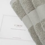 Cotton towel set - (3 VNT, 30x50, 50x90, 70x140)