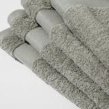 Cotton towel set in a basket - (4 VNT, 30 x 50 cm)