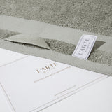 Cotton towel set in a basket - (4 VNT, 30 x 50 cm)