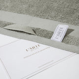 Cotton towel set in a basket - (4 VNT, 30 x 50 cm)