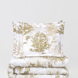 Double-sided satin bed linen set in 400 thread count cotton and tencel, 200x220 cm