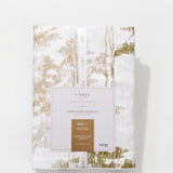Double-sided satin bed linen set in 400 thread count cotton and tencel, 200x220 cm