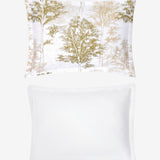 Double-sided satin bed linen set in 400 thread count cotton and tencel, 200x220 cm