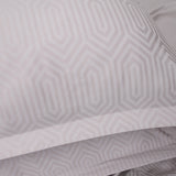 Double-sided satin bed linen set in 400 thread count cotton and tencel, 200x220 cm