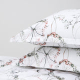 Satin bed linen set in 400 thread count cotton and tencel, 160x220 cm