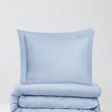 Satin 400 thread count cotton and tencel bedding set, 200x220 cm