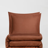 Satin 400 thread count cotton and tencel bedding set, 200x220 cm
