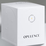 Scented soy wax candle with wooden wick "Opullence", 210 g