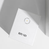 Scented soy wax candle with wooden wick "Riyad", 210 g