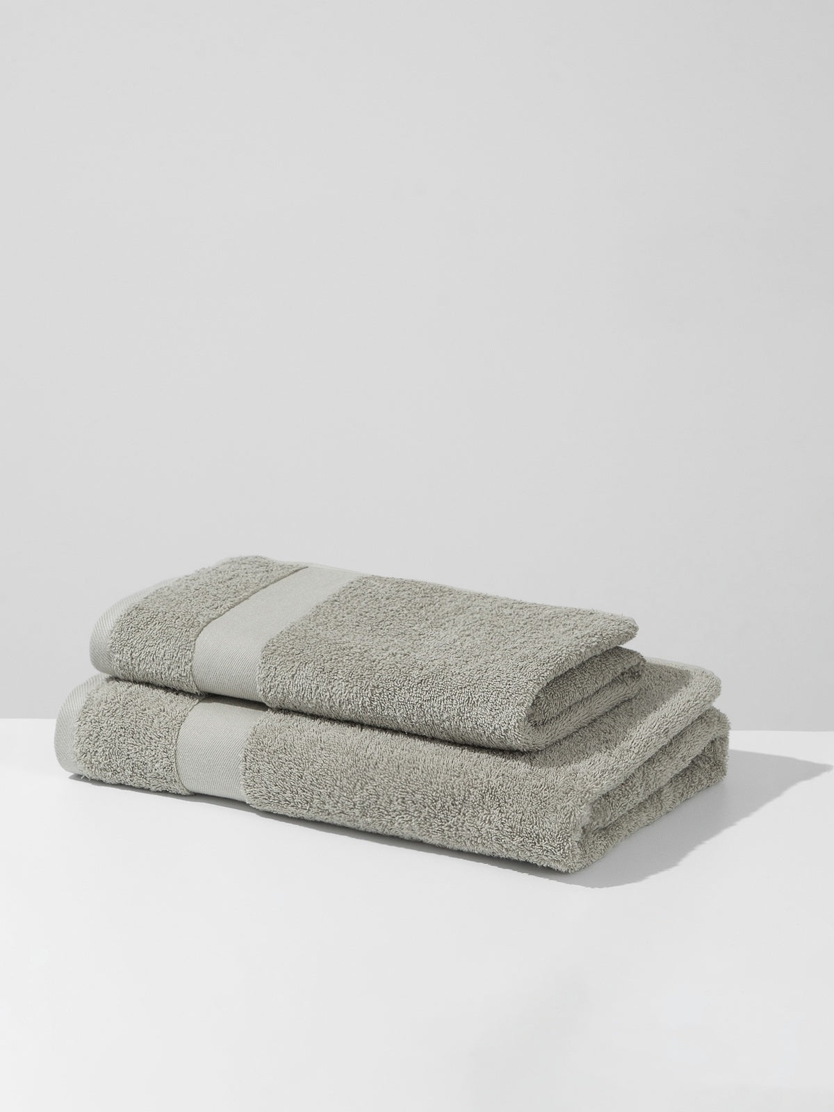 Cotton towel set - (2 VNT, 50x90, 70x140 cm)