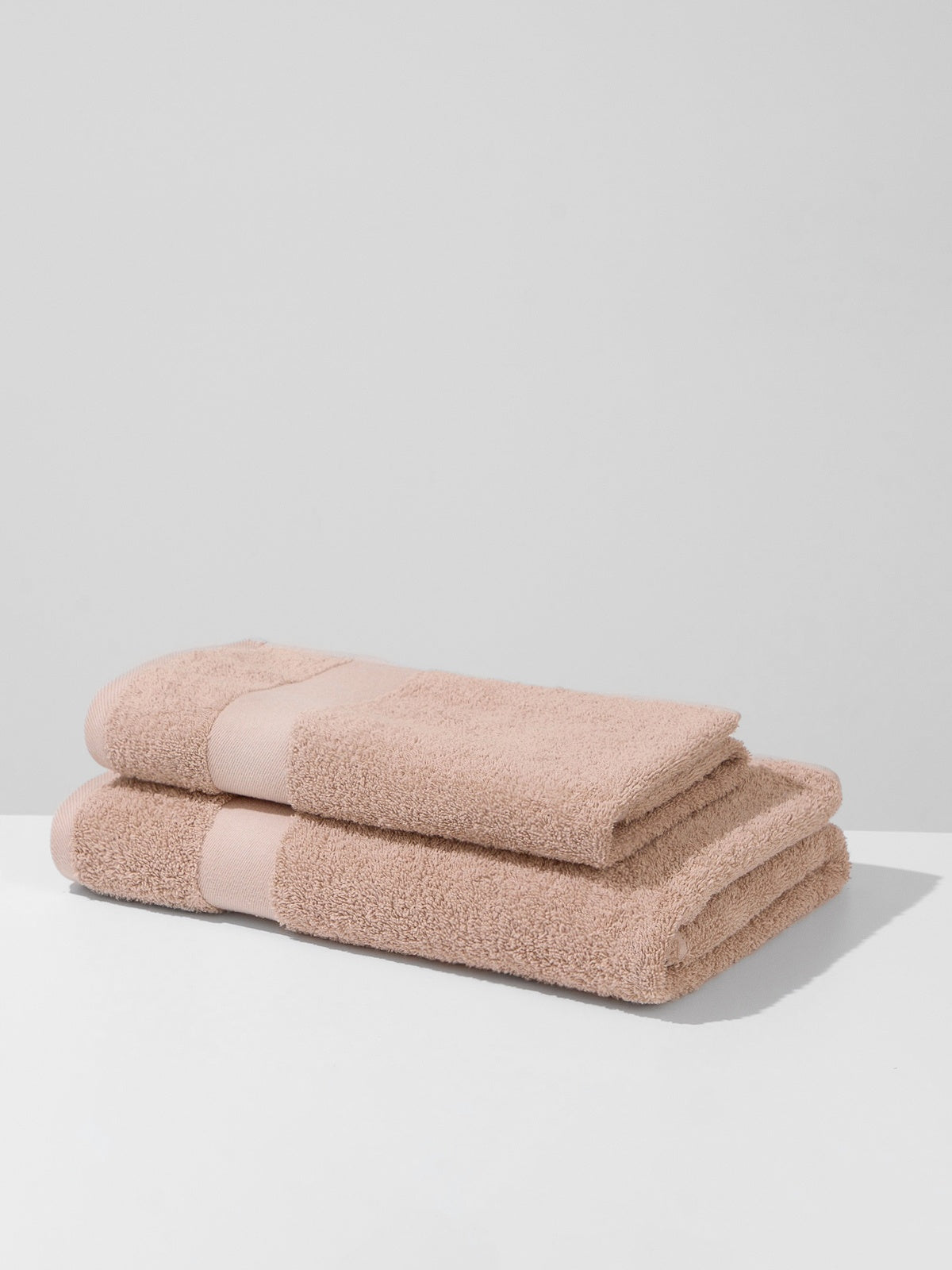 Cotton towel set - (2 VNT, 50x90, 70x140 cm)