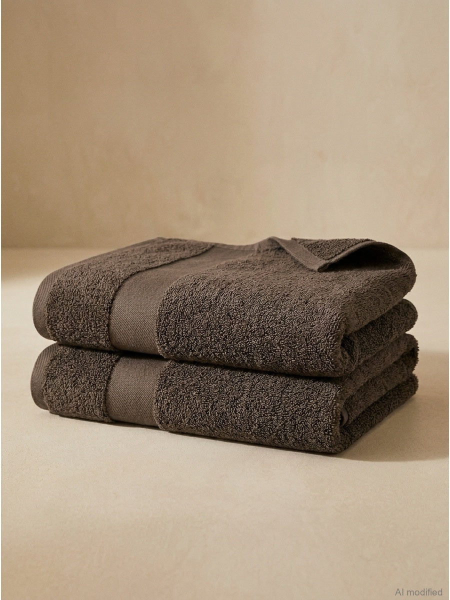 Cotton towel set - (2 VNT, 50 x 90 cm)