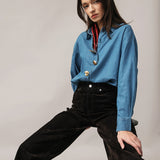 Women's denim shirt