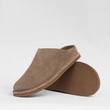 Women's leather outdoor slippers