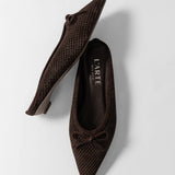 Women's slip-on leather shoes