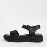 Women's leather slippers