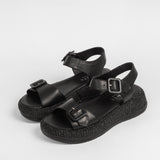 Women's leather slippers