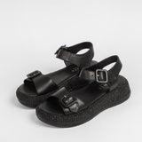 Women's leather slippers
