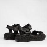 Women's leather slippers