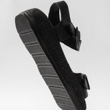 Women's leather slippers
