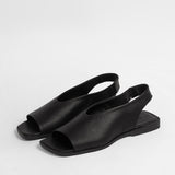 Women's leather slippers