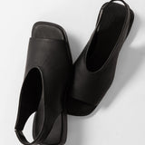 Women's leather slippers