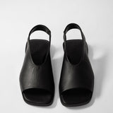 Women's leather slippers