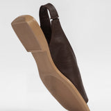 Women's leather slippers