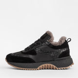 Women’s leather casual boots with insulation