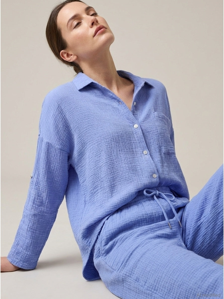 Women's muslin trousers