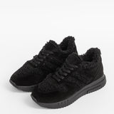 Women’s leather casual boots with insulation