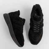 Women’s leather casual boots with insulation