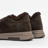 Women’s leather casual boots with insulation