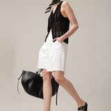 Women's knitted waistcoat