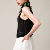Women's knitted waistcoat