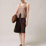 Women's knitted waistcoat